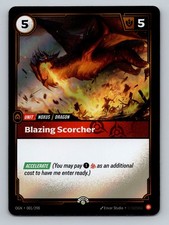 Blazing Scorcher 001/298 Riftbound Organized Play Promotional Cards Foil NM — live eBay listing
