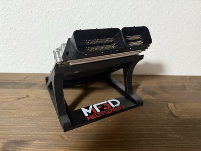 ECU Bench Ständer Carbon Halterung für ChipTuning    mit personalisierbarem Logo