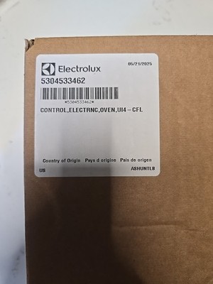 NEW OEM Frigidaire Electrolux Range UI Control Board  5304533462 Sealed Box