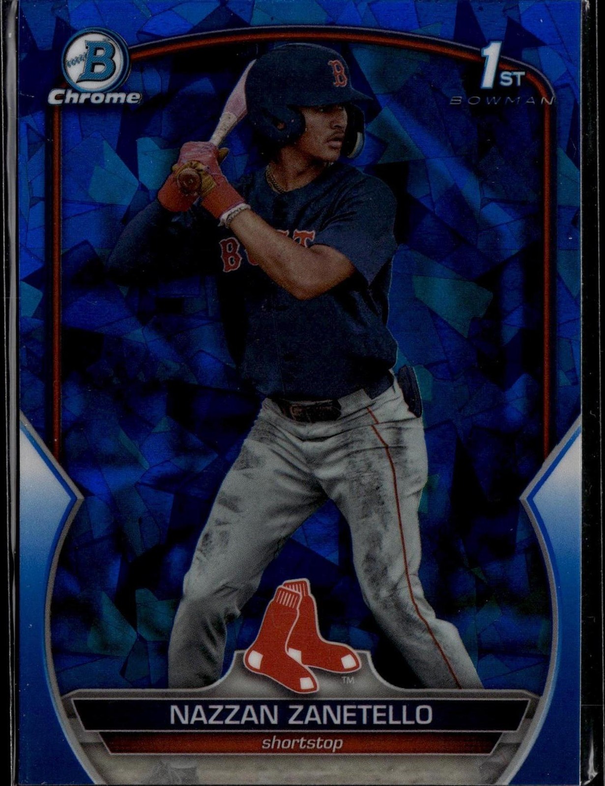 2023 Bowman Draft Sapphire Edition #BDC-3 Nazzan Zanetello