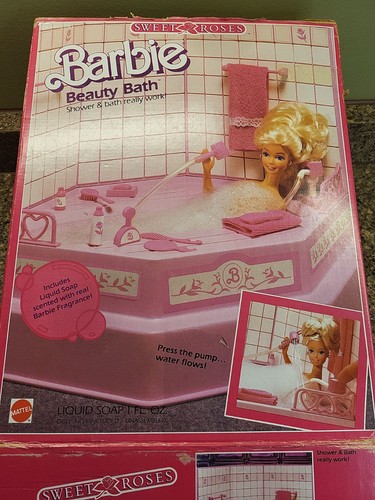 Barbie 1987 Sweet Roses Beauty Bath Vintage Original box