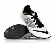 Nike Zoom Rival S 7 Mens Track Field Sprint Spikes Racing Black White Size 11.5