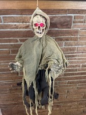 RARE Paper Magic Group Animated Hanging Reaper Halloween 3   motion detector 