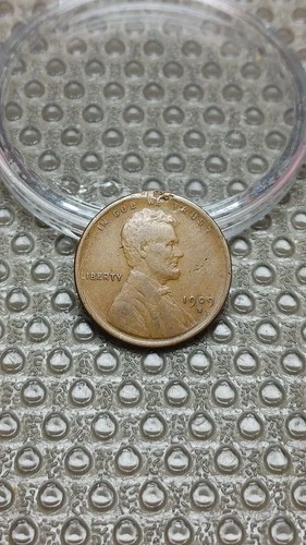 1909 S Lincoln Wheat Cent Penny VF Details Damaged                          D128