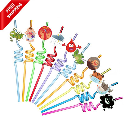 30 Pcs Passover 10 Plague Straws Passover Frogs Lice Hail Locust Firstborn Theme