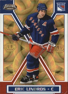 2002-03 Pacific Exclusive Gold #116 Eric Lindros Card
