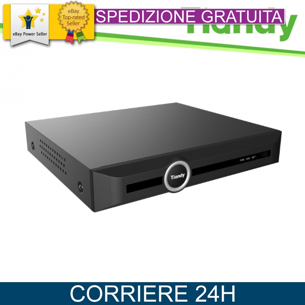 Tiandy NVR 10 Canali TC-R3110 6MP PoE - Sicurezza Affidabile Shop