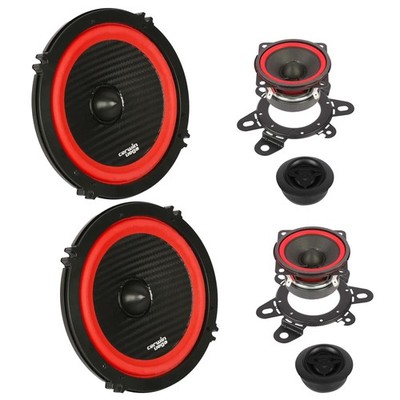 Cerwin-Vega V6525C - 6.5'' 3-Way Component Speakers 6.5, 2.5, 1'' 120Wrms/360Wm...