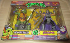 Playmates 2021 TMNT Teenage Mutant Ninja Turtles Donatello VS Shredder 2pack NEW