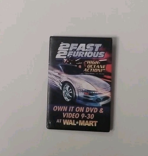 2 Fast 2 Furious Home Video Release Promo Pin - WalMart Exclusive