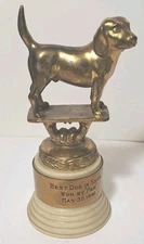VTG Dodge Trophies 1940 Best In Show Won By Peg Beagle "One Of A Kind"