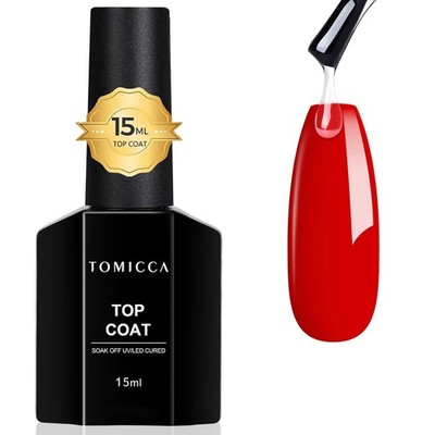 15ml No Wipe Top Coat UV Nagellack Gel Für Gelnägel High Gloss Top Coat