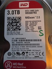 WD30EFRX 3TB Red NASware 3.0 SATA III 3.5'' Hard Disk