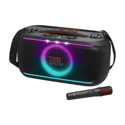 JBL PartyBox On-The-Go 2 Plus Wireless Karaoke Speaker w/ Microphone (Black)