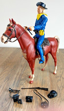 Vintage Marx General Custer Fort Apache Fighters Thunderbolt Horse & Accessories