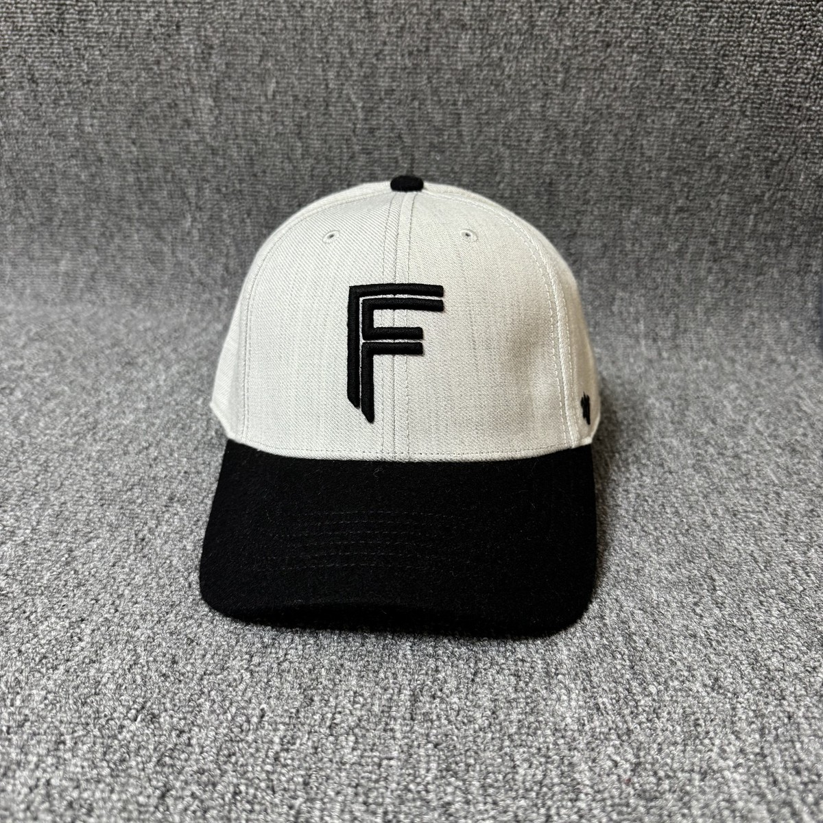 '47 Brand Fighters Dad Hat Strapback Cream Black One Size NPB Cap