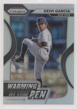2020 Panini Prizm Warming in the Pen Silver Prizm Deivi Garcia #WIP-6 0nr3