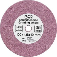 Meule pour affuteuse de chaîne de tronçonneuse de 100 x 10 x 4.5 mm