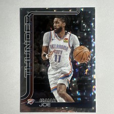 2025-26 Topps - Isaiah Joe #121 Crackleboard Foil Oklahoma City Thunder Card NBA