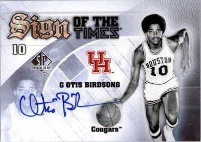 2013-14 SP Authentic Sign of the Times #SOB Otis Birdsong C Auto - BSK