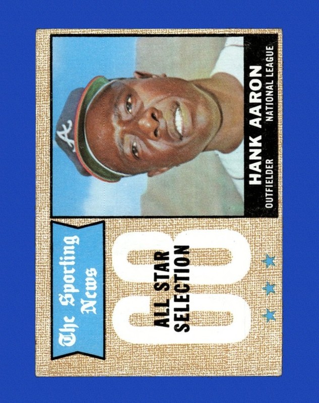 1968 Topps Set-Break #370 Hank Aaron VG-VGEX *GMCARDS*