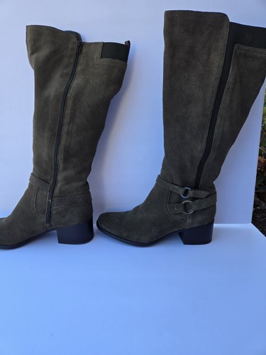 Naturalizer Damen 9W Kiana braun Wildleder weite Wade Reitstiefel top 1x getragen - Bild 9 von 19