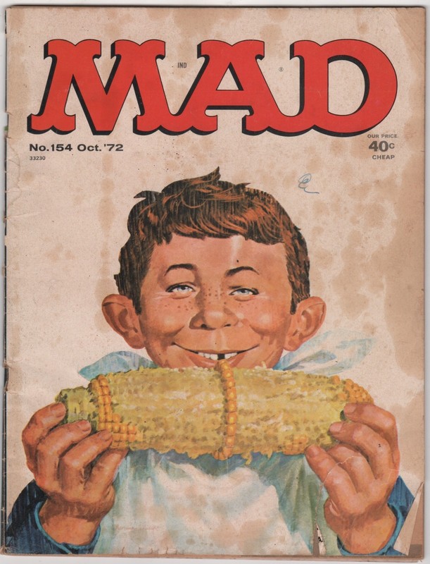 Mad Magazine October 1972 No. 154 40¢
