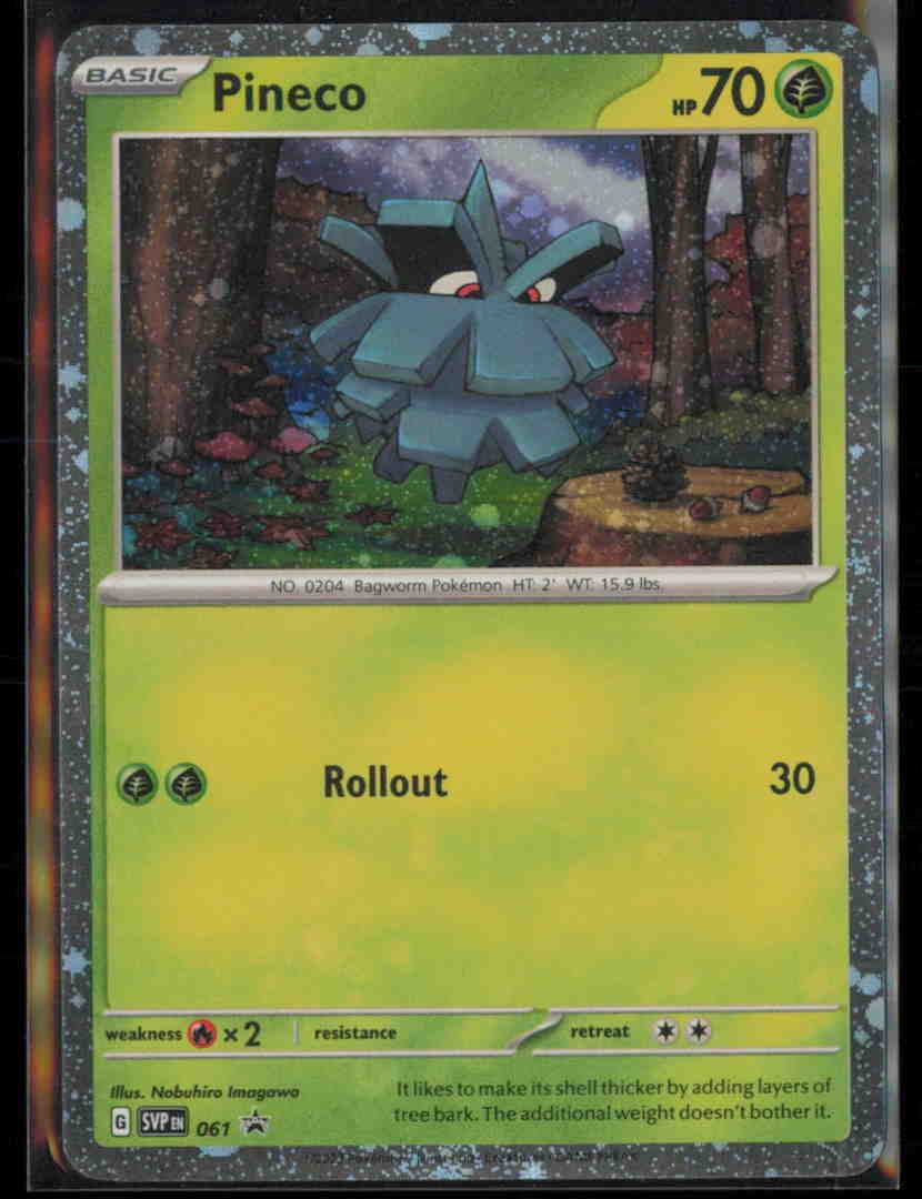 Pineco - 061 SV: Scarlet & Violet Promo Cards SVP Holo NM