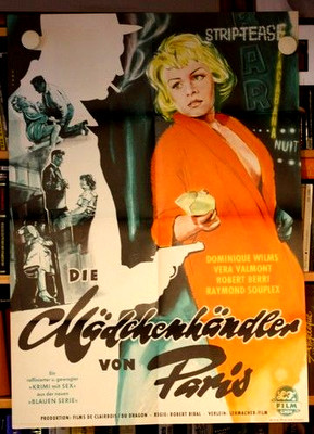 DIE MÄDCHENHÄNDLER VON PARIS - Filmplakat Poster - 1960 Every Minute Counts