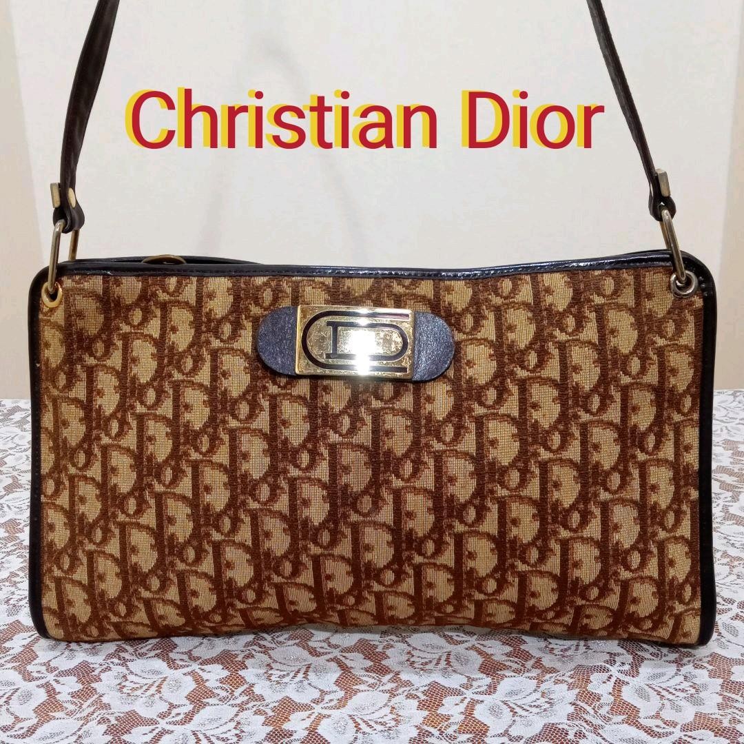 Christian Dior Trotter Pattern Preowned Tote Bag