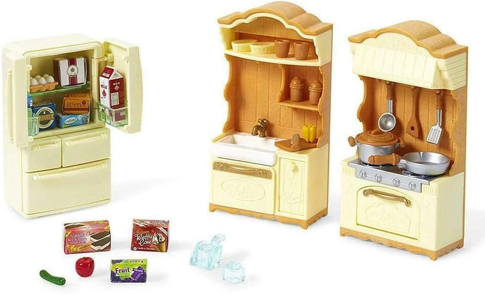 - Set Cucina Completo Con Oltre 36 Accessori Dettagliati E Mobili per Casa Delle - Immagine 3 di 4