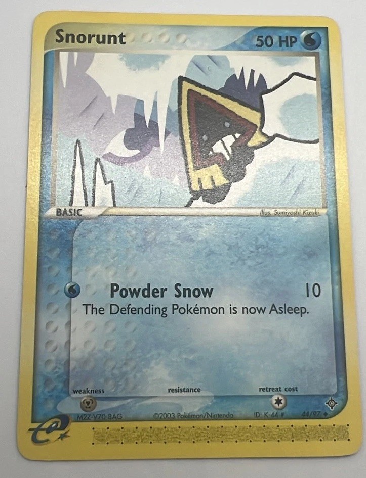 Snorunt 44/97 Regular EX Dragon Pokemon Card E-Reader