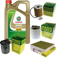 Inspektionskit Filter Castrol 5L ÖL 5W30 FüR Vw Polo 6R_ 1.2 Tdi