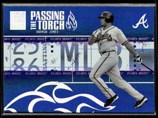 2005 Donruss Elite Andruw Jones Passing the Torch #/1000 HSC