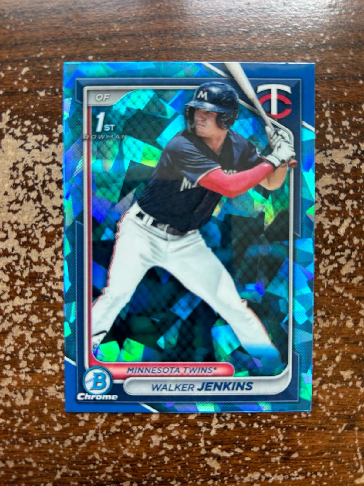 Walker Jenkins, Chrome Prospects #BCP-43 - 2024 Bowman Sapphire Edition