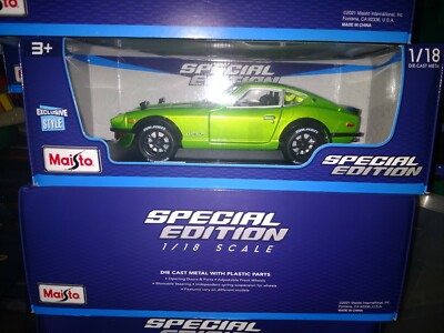 ミニカー Datsun 240Z COUPE 1971 GREEN 1/18 1972 DATSUN FAIRLADY 240Z Coupe Dark green - 1/18 - SUN STAR