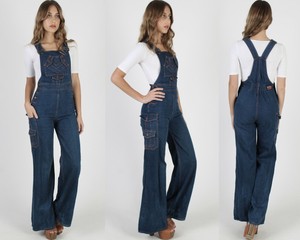 jardineira jeans vintage