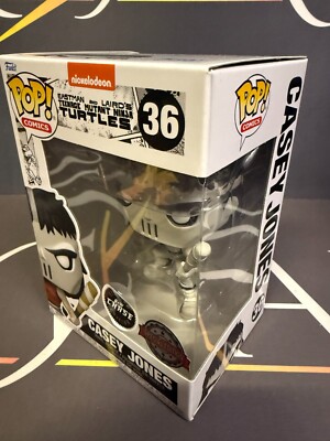Casey Jones Black & White Chase POP! Teenage Mutant Ninja Turtles 36