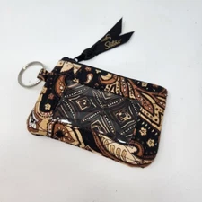 Sisters Women's Coin Purse Wallet Card Holder Cloth Keychain paisley  Q1