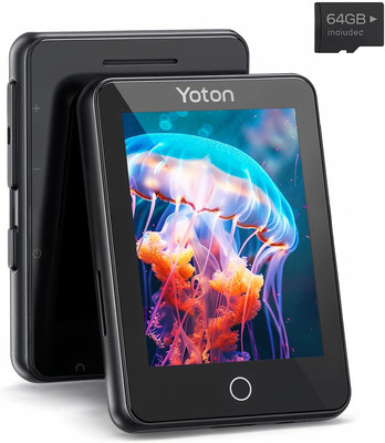 MP3 Player 80GB Bluetooth 5.2 2.4 in Full Touch Screen Digital Lossless Music
