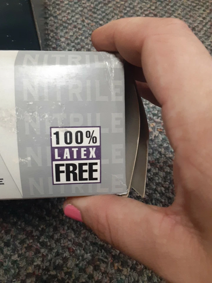 Перчатки экзаменационного класса High Five - XLarge - 100 карат - N274E - без порошка без латекса - Изображение 4 из 4