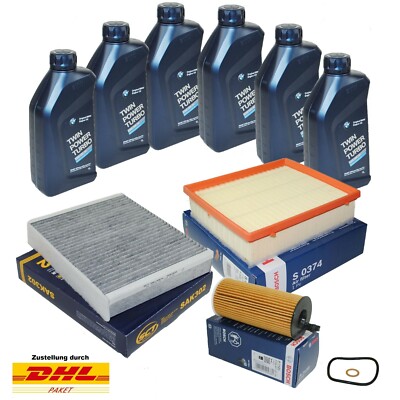 BOSCH SCT Filtersatz BMW 1er 3er F20 F21 F30 F31 6L ORIGINAL BMW Motoröl 5W30