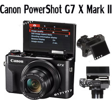 Canon PowerShot G7 X Mark II 2 Compact Digital Camera w/ Accessories English