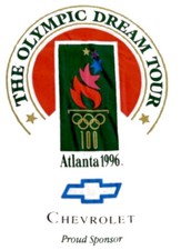1996 Atlanta Olympic Dream Tour  Sponsored By Chevrolet XL T Shirt