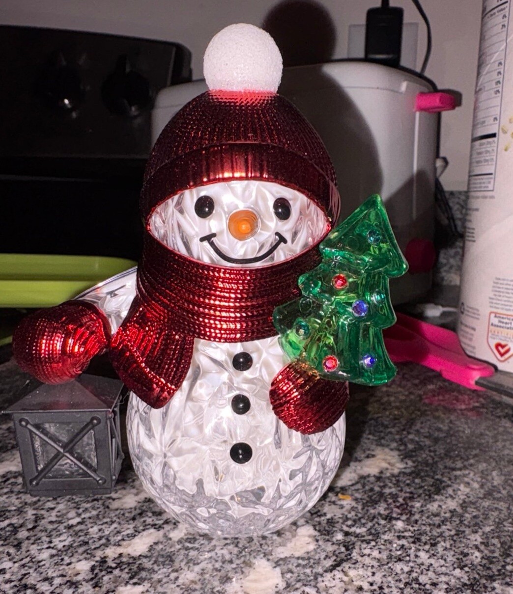Bath & Body Works Holiday Snowman Wallflowers Plug In with Projector-image