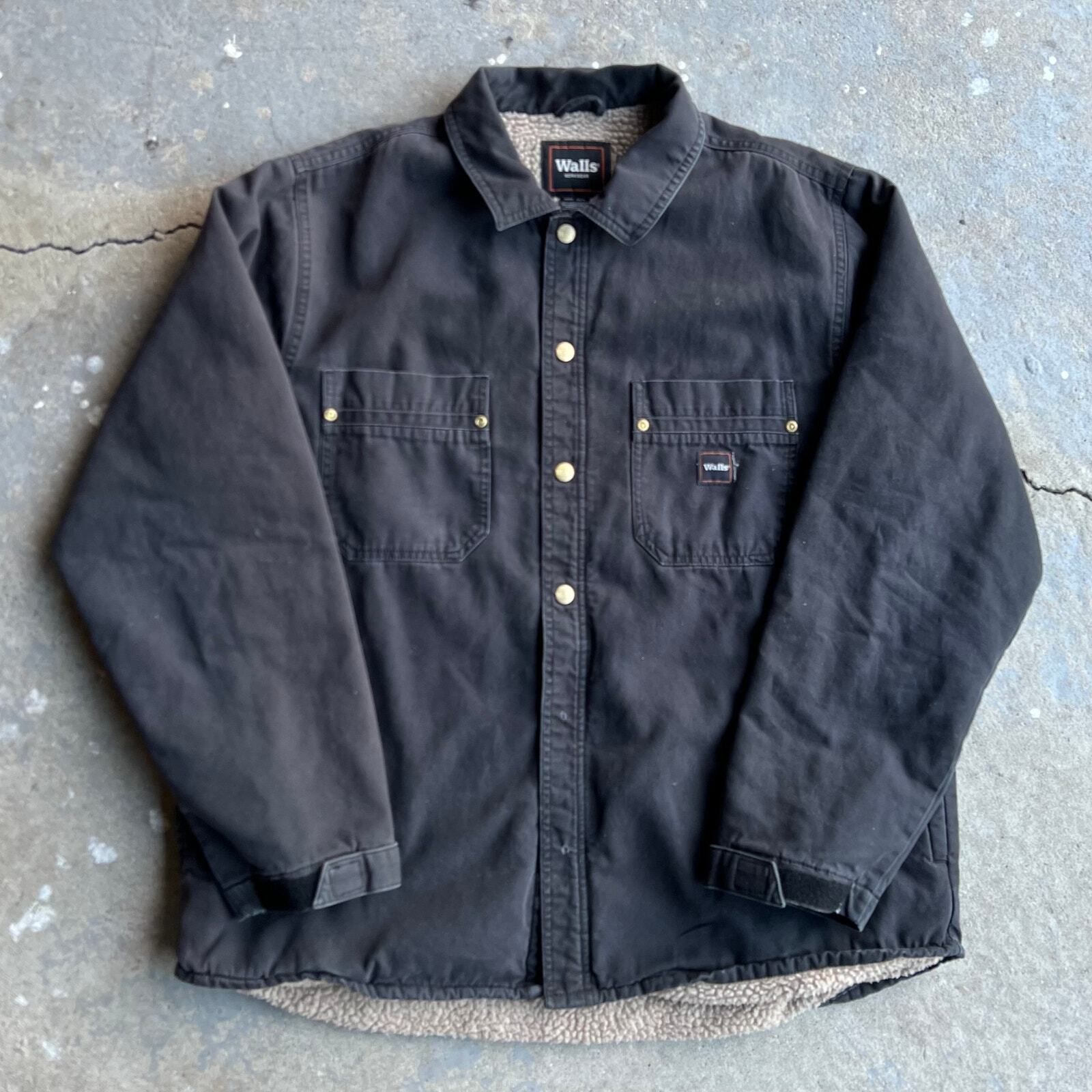 Vintage Y2K walls button up lined t shirt shacket style jacket