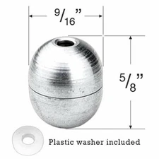 Screw together CORD CONDENSOR Connector Ball for Shades & Blinds 