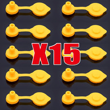 15 Yellow Fuel Gas Can Jug Vent Cap Blitz Wedco Scepter Essence Midwest Eagle