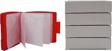  5 Red 12 Disc Capacity Clamshell Translucent CD DVD Storage Case CDBR12RE