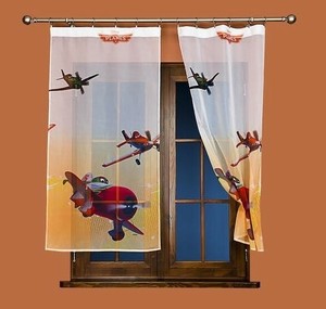 Rideau Chambre Enfant Paire De Voilages Planes 2x75cm H 110 A 158cm Ebay